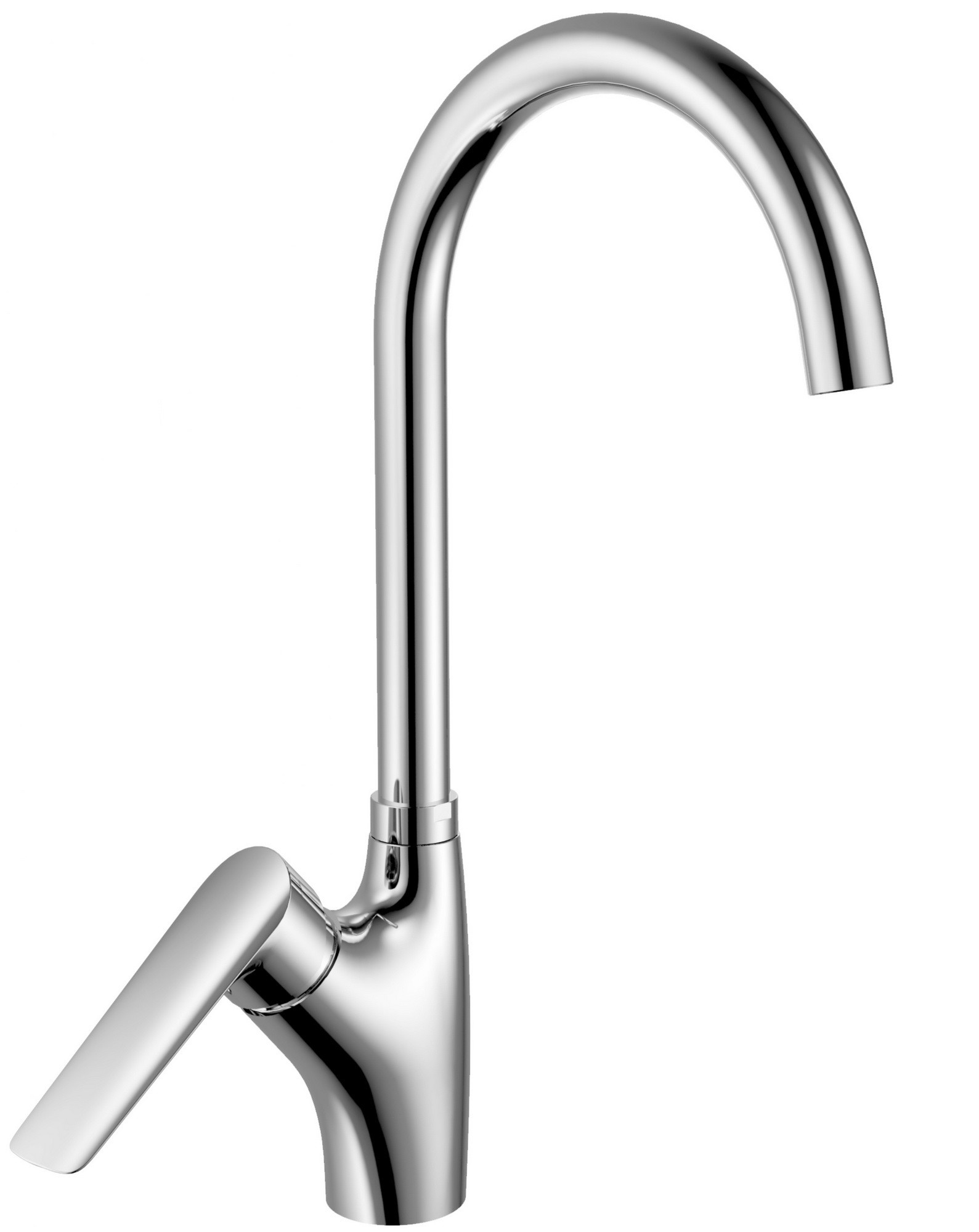 

Смеситель Haiba HB70198, Серебристый, HB70198 хром (для мойки)
