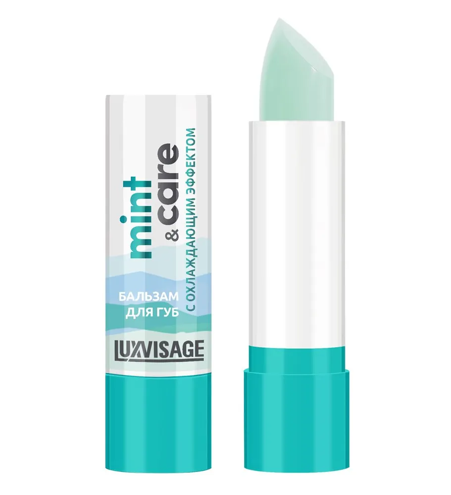 Бальзам для губ LUXVISAGE mint & care с охлаждающим эффектом 3,9 г