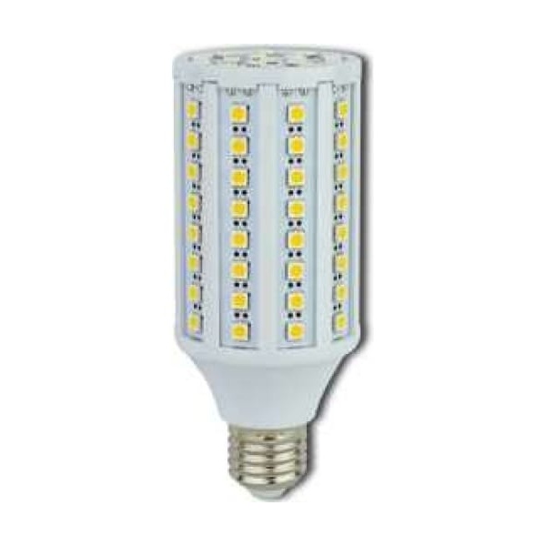 фото Светодиодная лампа ecola corn led premium 17,0w 220v e27 4000k кукуруза со стеклом 104x43