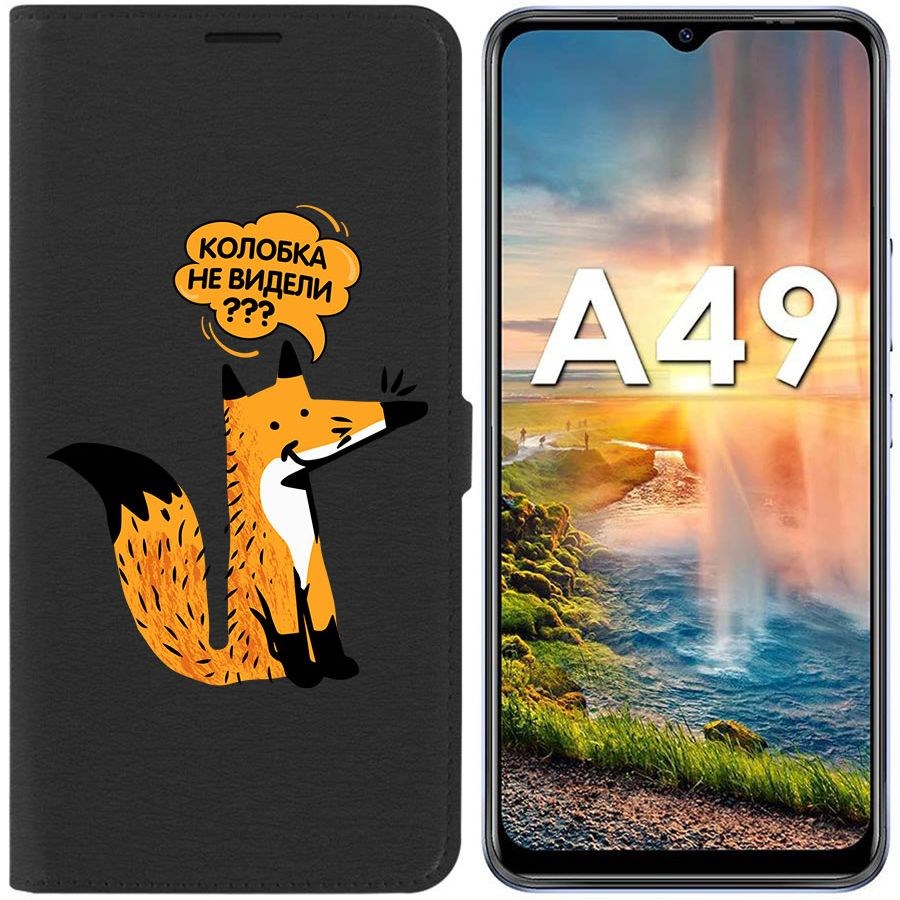 

Чехол-книжка Eco Book для ITEL A49 Лиса, Черный