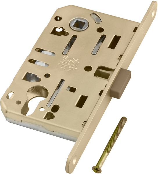 

Замок межкомнатный AGB (АГБ) магнитный под цилиндр MEDIANA POLARIS B06103.50.23 (матовая л