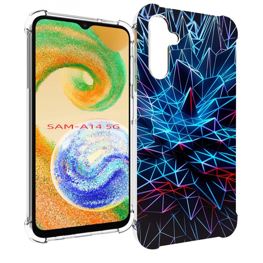

Чехол MyPads неоновая-абстракция для Samsung Galaxy A14 5G, Прозрачный, Tocco