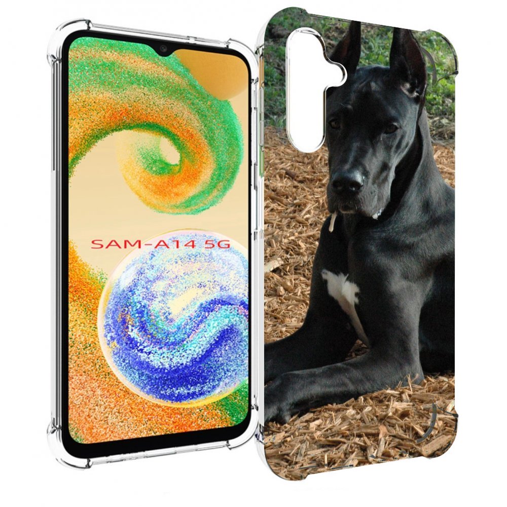 

Чехол MyPads немецкии дог для Samsung Galaxy A14 5G, Прозрачный, Tocco