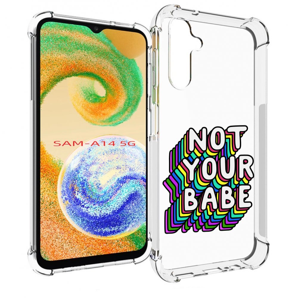 

Чехол MyPads не-твоя-девочка для Samsung Galaxy A14 5G, Прозрачный, Tocco