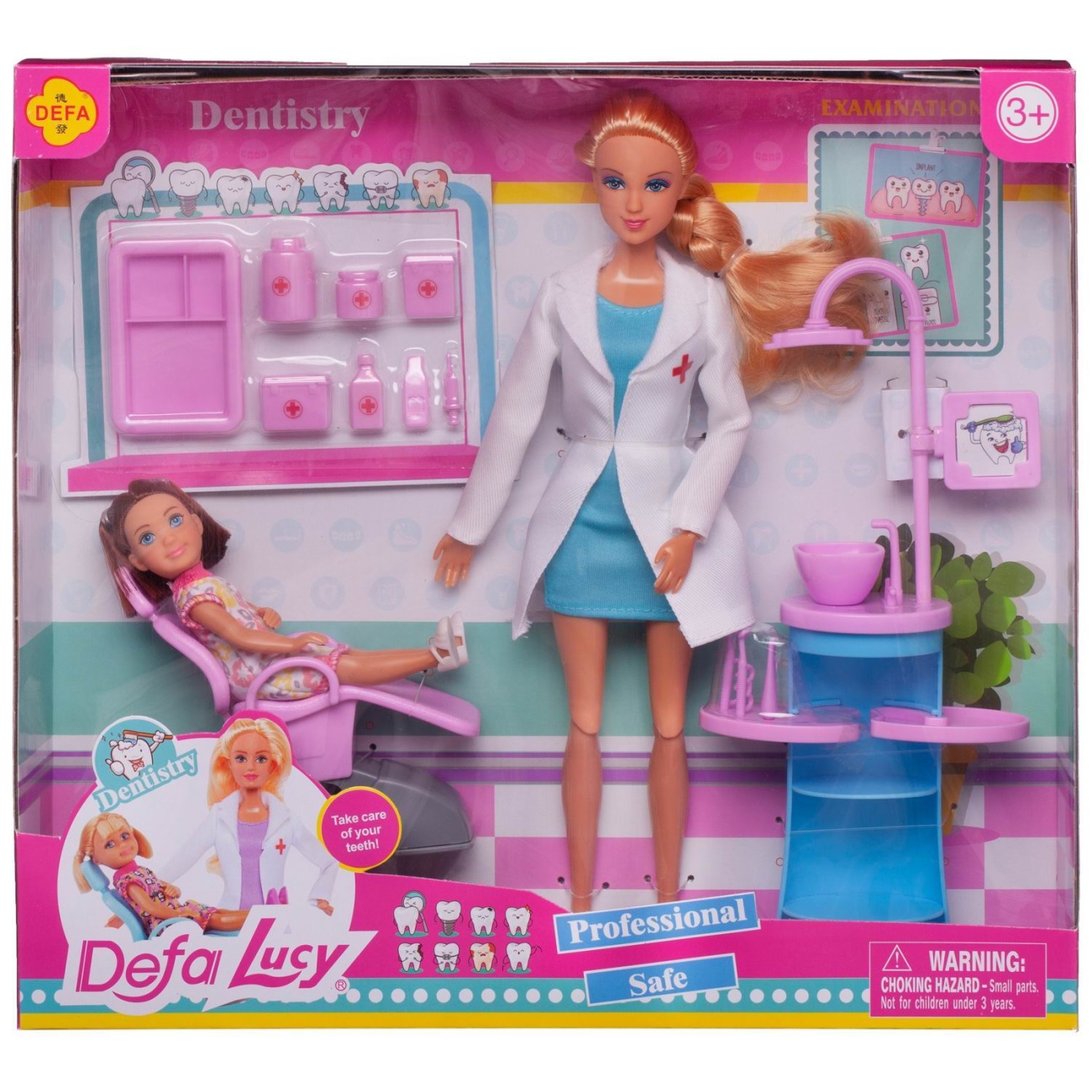 

Кукла Defa Lucy На приеме у стоматолога 1, с аксесс. 8408d/голубое
