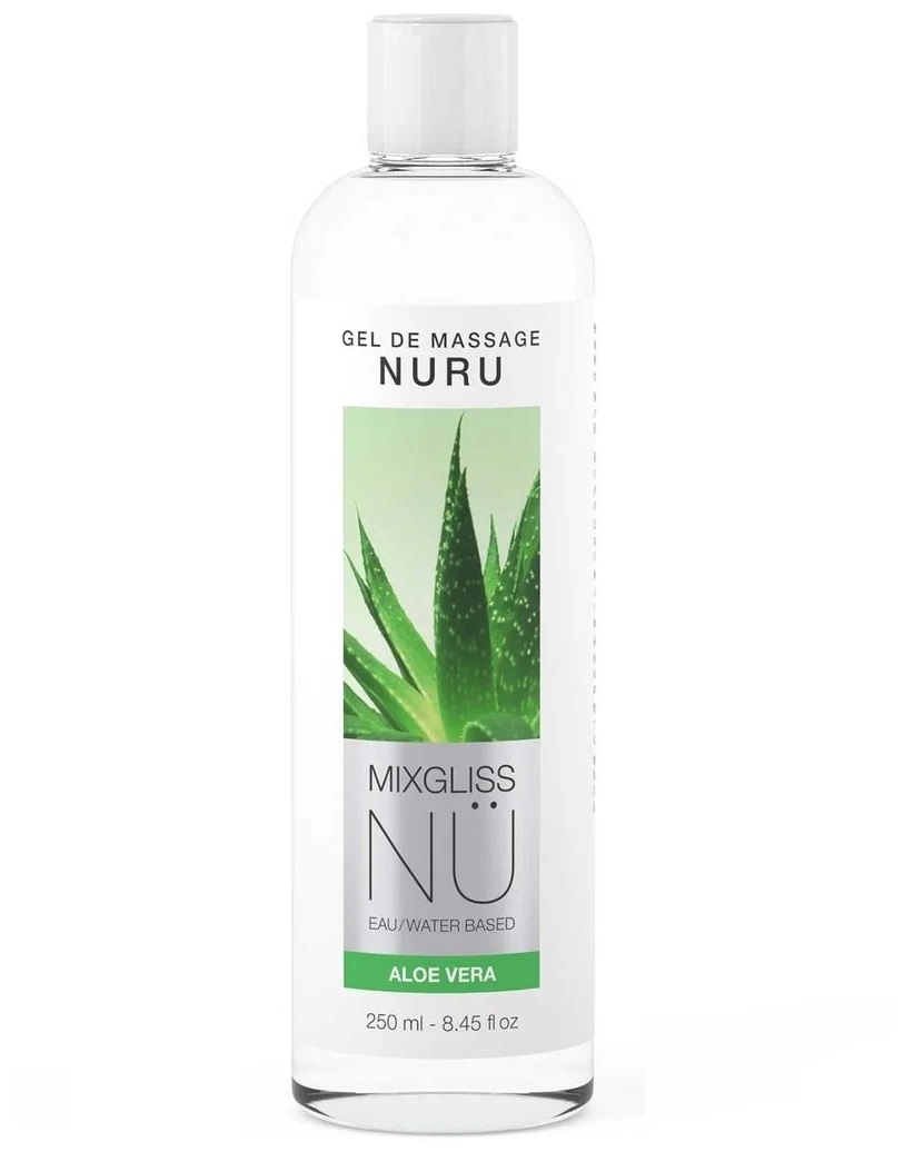 Массажный гель на водной основе Mixgliss NU Aloe Vera - 250 мл.