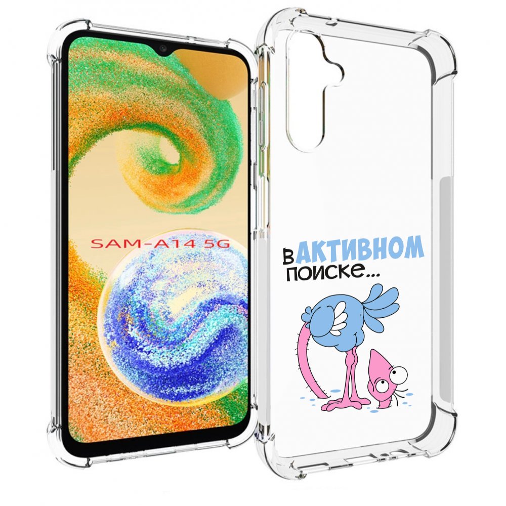 

Чехол MyPads в активном поиске для Samsung Galaxy A14 5G, Прозрачный, Tocco