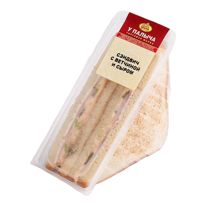 фото Сэндвич у палыча с ветчиной и сыром, 200 г