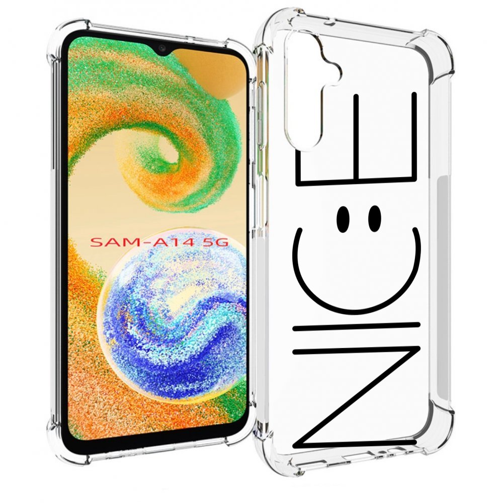 

Чехол MyPads найс-надпись для Samsung Galaxy A14 5G, Прозрачный, Tocco