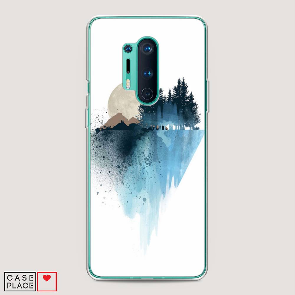 

Чехол Awog на OnePlus 8 Pro / ВанПлас 8 Pro "Горы 5", Голубой, 151050-4