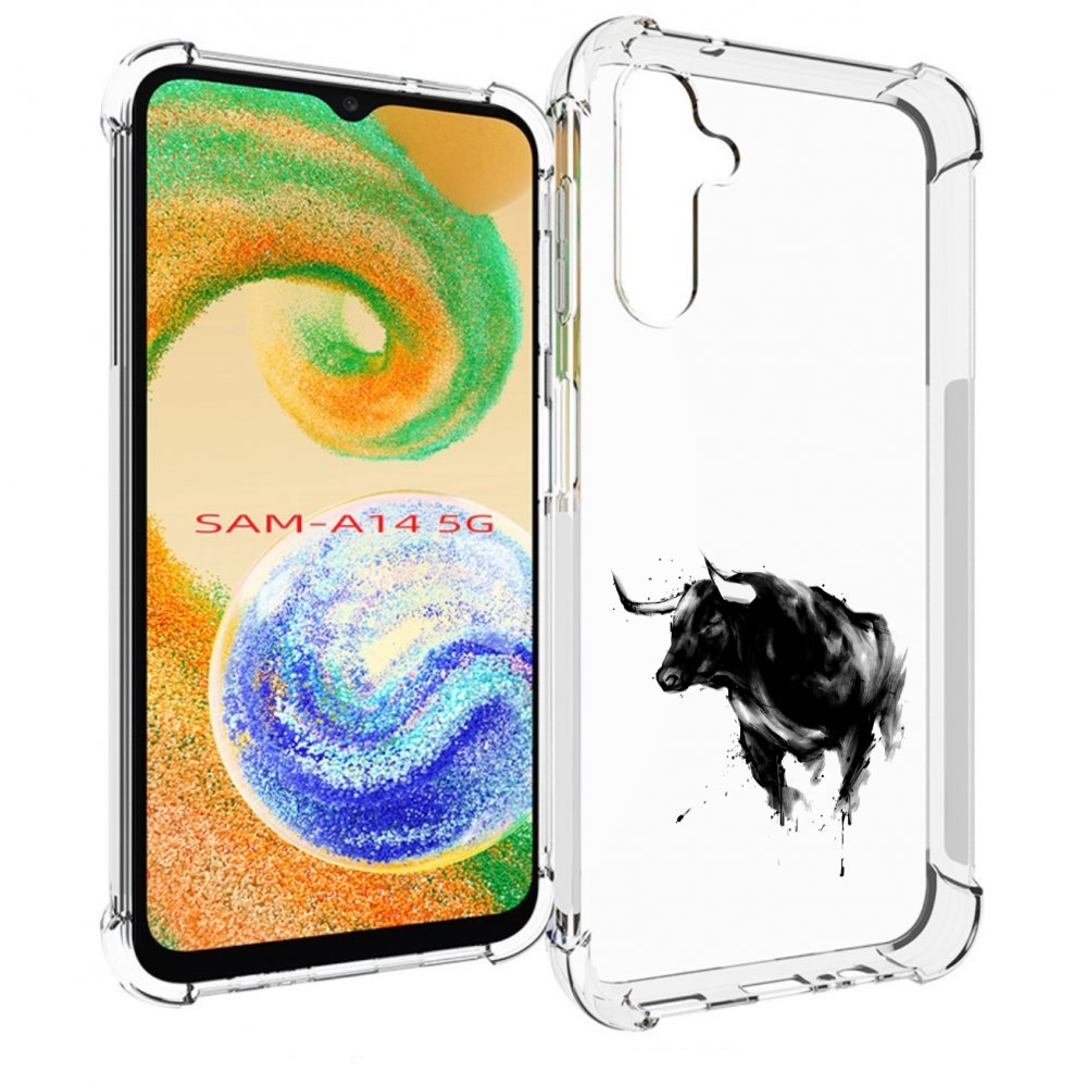 

Чехол MyPads бык для Samsung Galaxy A14 5G, Прозрачный, Tocco
