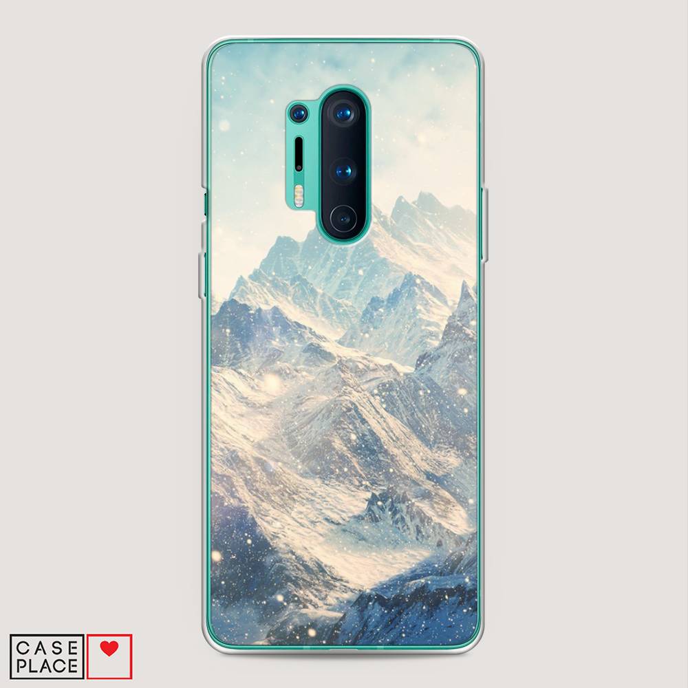 

Чехол Awog на OnePlus 8 Pro / ВанПлас 8 Pro "Горы 4", Голубой, 151050-4