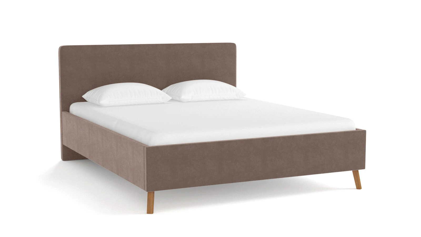 

Кровать ASKONA Extra I Тк. Sky Velvet 02 180х200, Коричневый, Кровать Extra (Экстра)