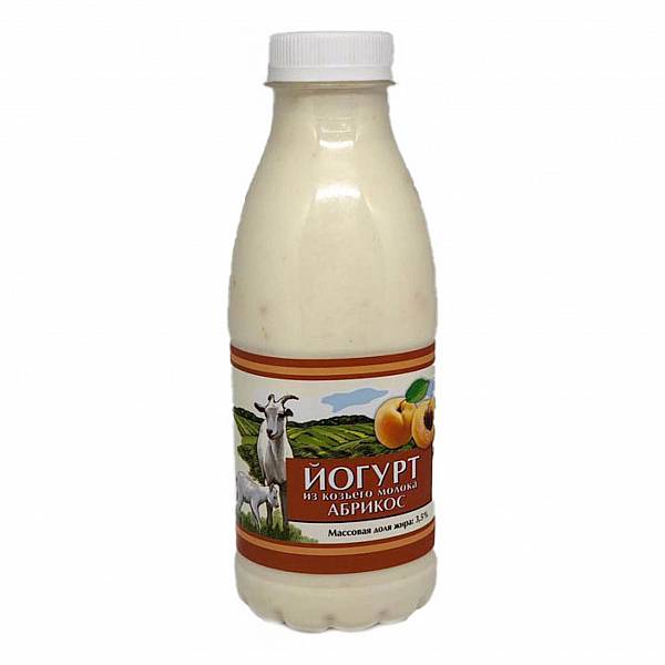 

Йогурт Сибирские продукты абрикос, из козьего молока, 3,5%, 500 г