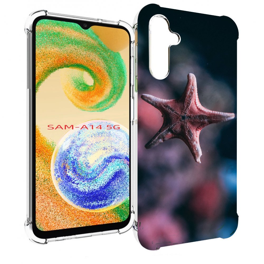 

Чехол MyPads морская-звезда---starfish для Samsung Galaxy A14 5G, Прозрачный, Tocco