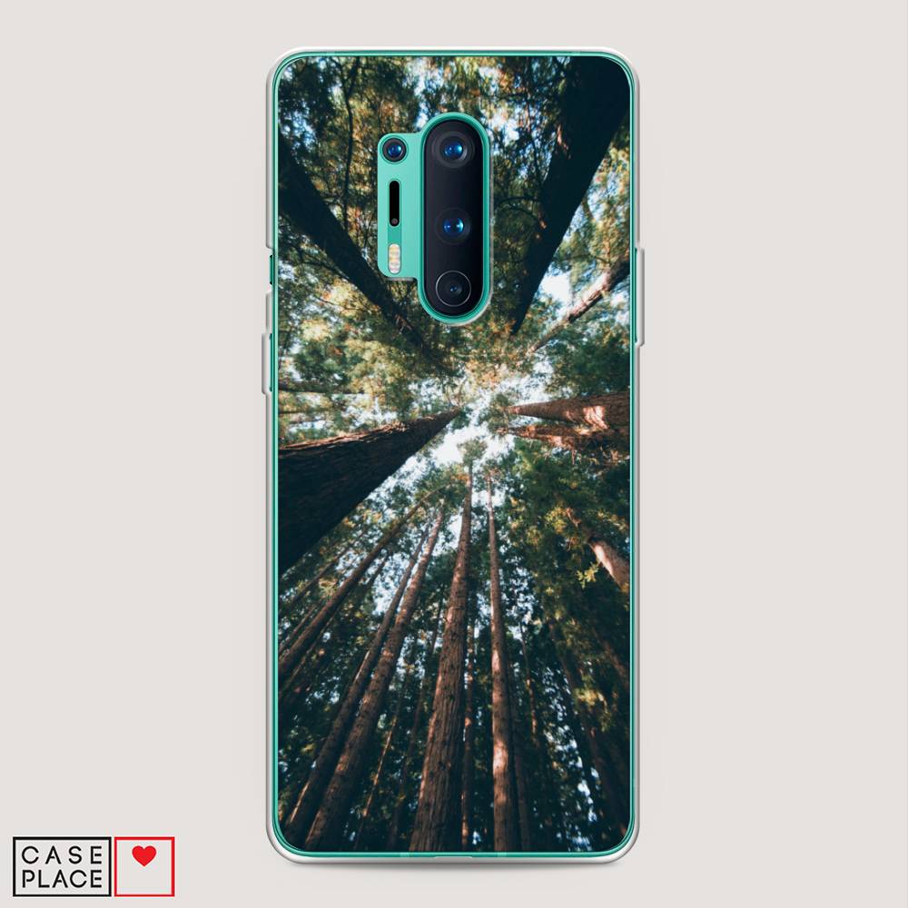 

Чехол Awog на OnePlus 8 Pro / ВанПлас 8 Pro "Лес 18", Зеленый;коричневый, 151050-4