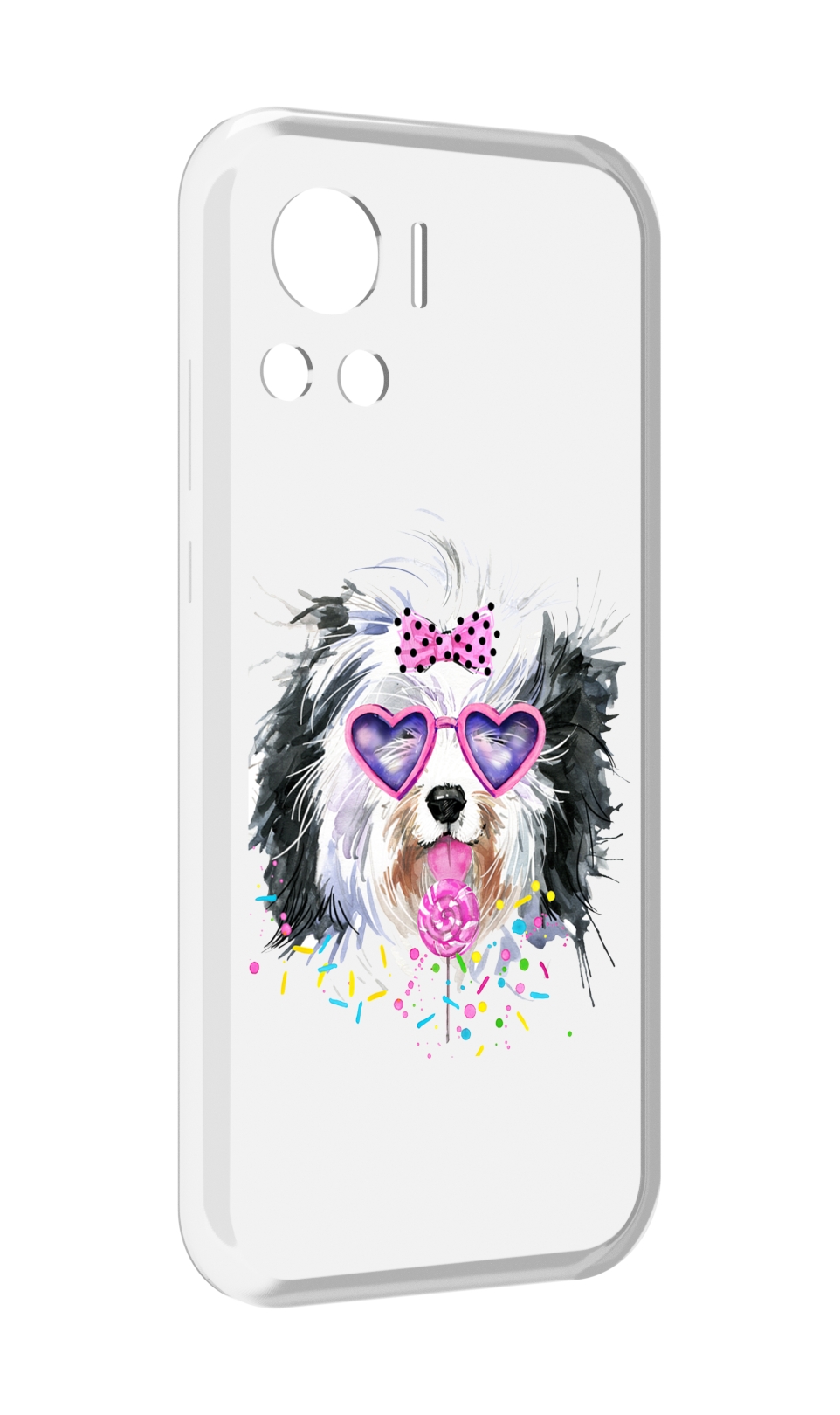 

Чехол MyPads пушистик для Motorola Edge 30 Ultra, Прозрачный, Tocco