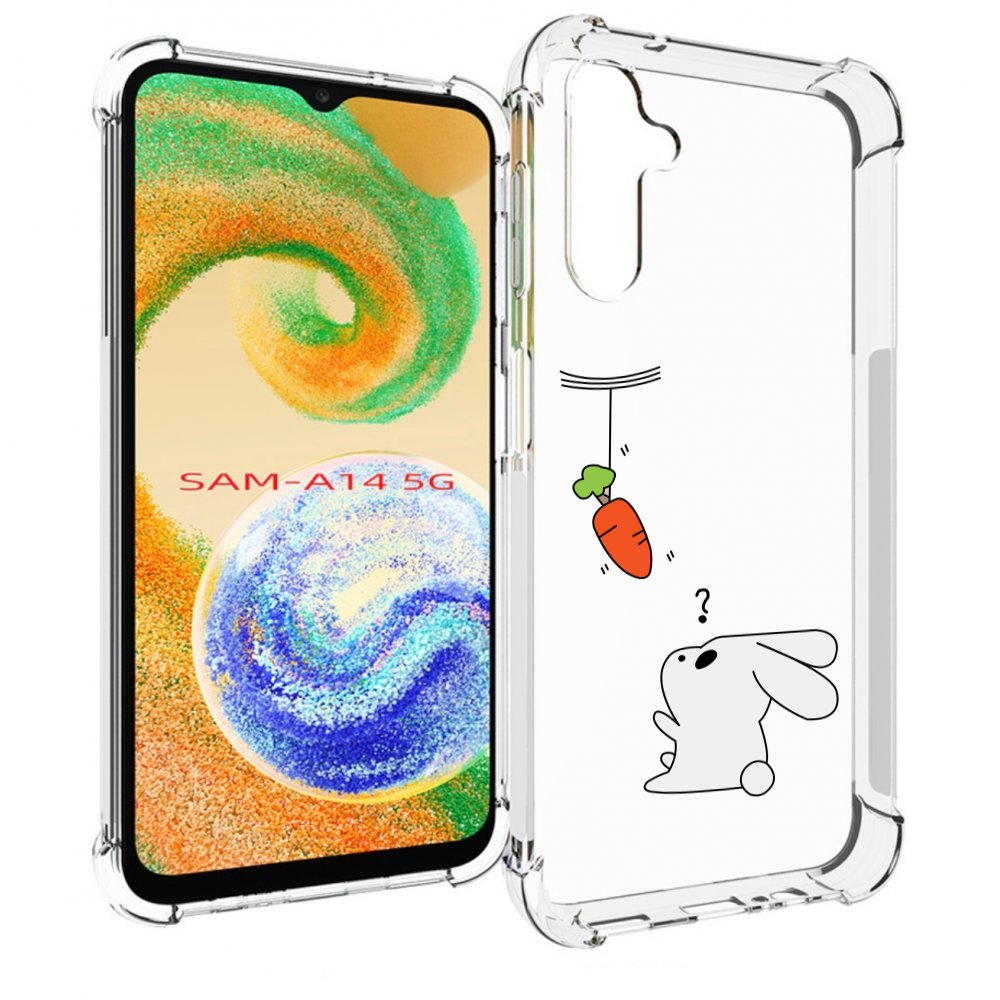 

Чехол MyPads морковка детский для Samsung Galaxy A14 5G, Прозрачный, Tocco