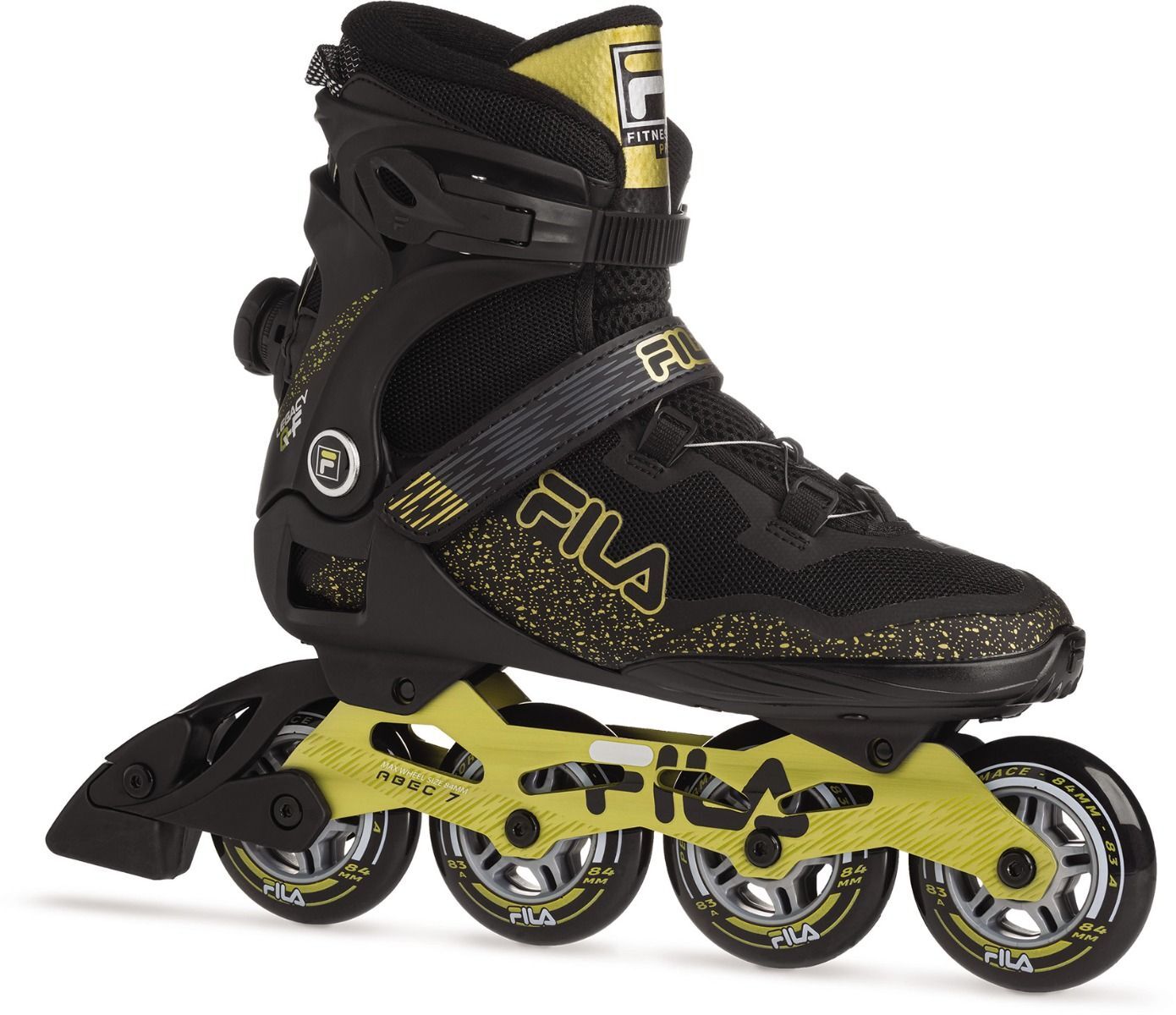 Коньки роликовые FILA LEGACY QF BLACK/GOLD 40,5(UK7)