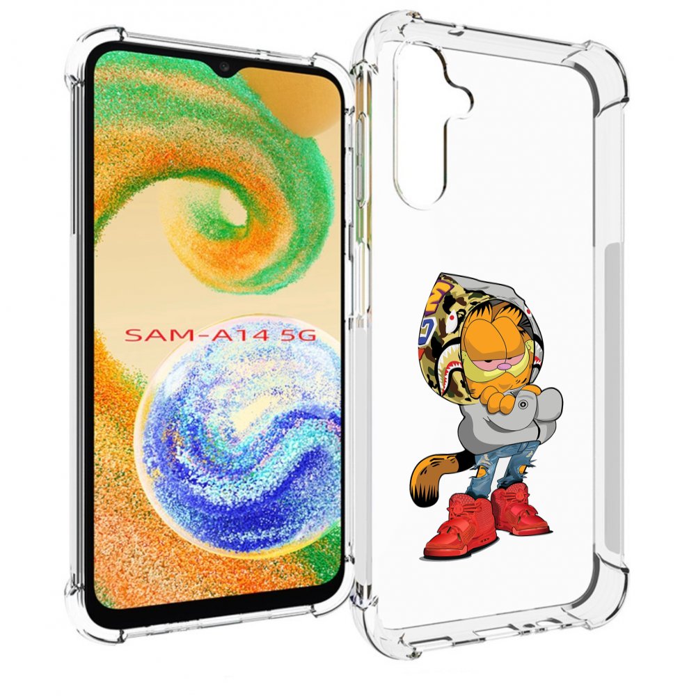 

Чехол MyPads модный-котяра детский для Samsung Galaxy A14 5G, Прозрачный, Tocco