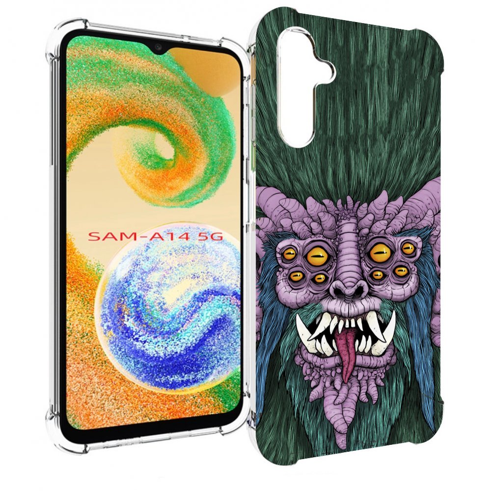 

Чехол MyPads многоглазый черт для Samsung Galaxy A14 5G, Прозрачный, Tocco
