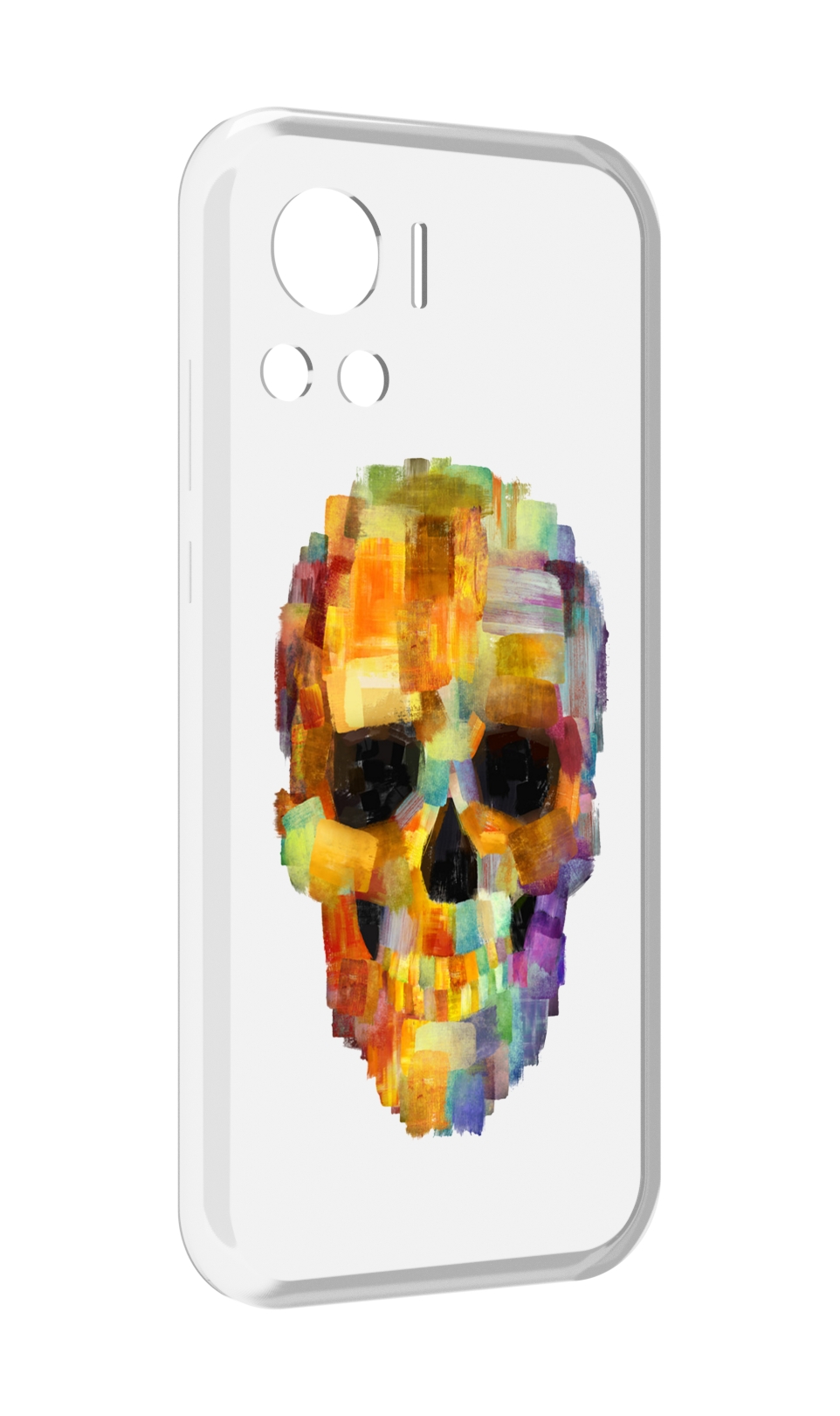 

Чехол MyPads нарисованный череп для Motorola Edge 30 Ultra, Прозрачный, Tocco