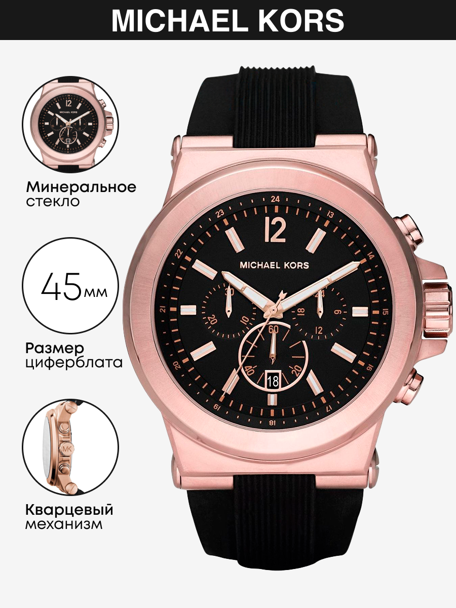 Наручные часы унисекс Michael Kors MK8184 черные