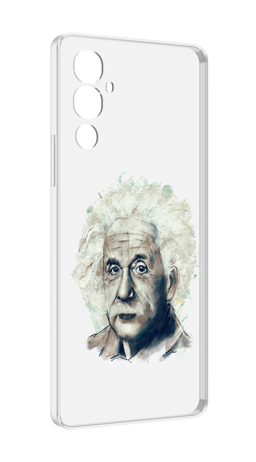 

Чехол MyPads Альберт энштейн для Tecno Pova 4, Прозрачный, Tocco