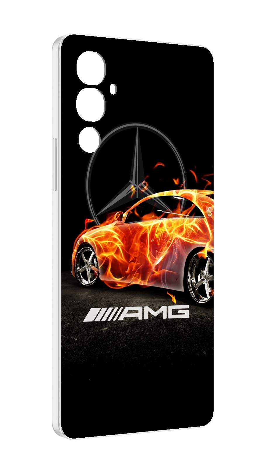 

Чехол MyPads АМГ мужской для Tecno Pova 4, Прозрачный, Tocco