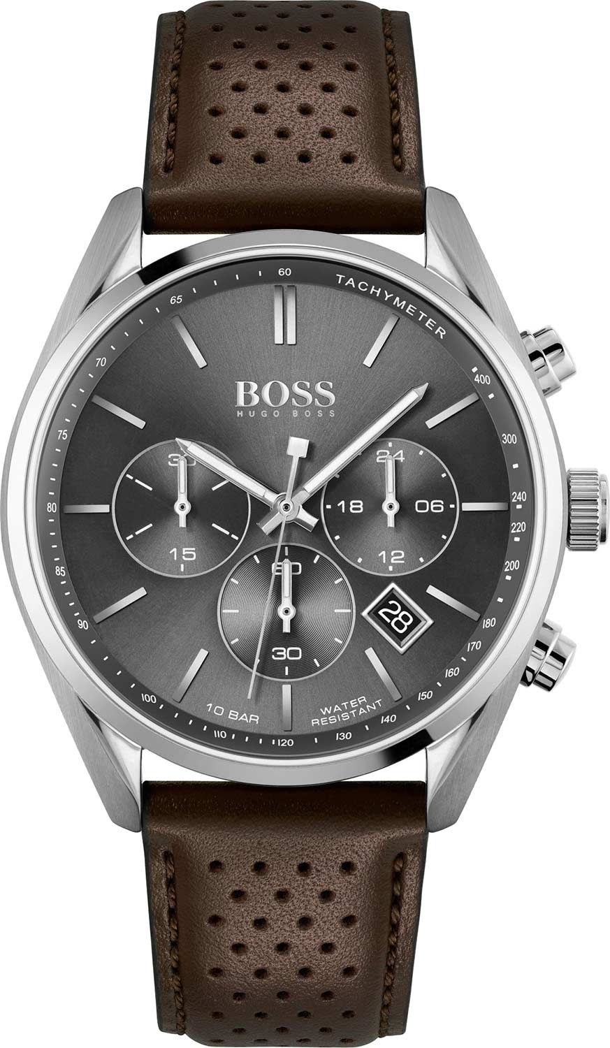 Наручные часы унисекс HUGO BOSS HB1513815 коричневые