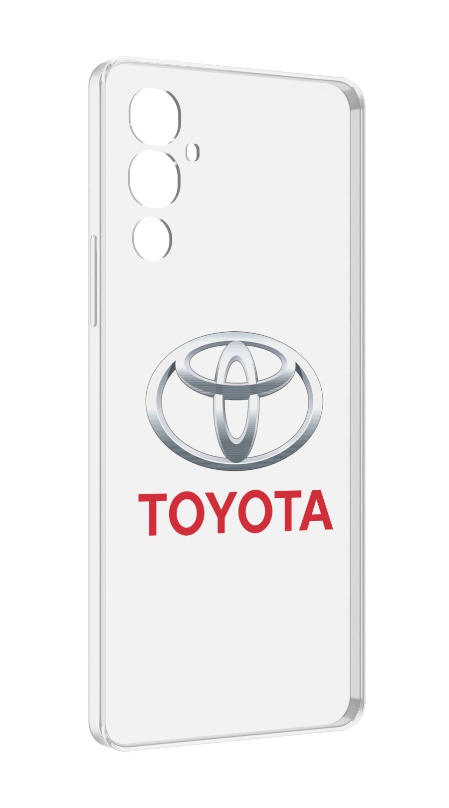 

Чехол MyPads toyota-4 мужской для Tecno Pova 4, Прозрачный, Tocco