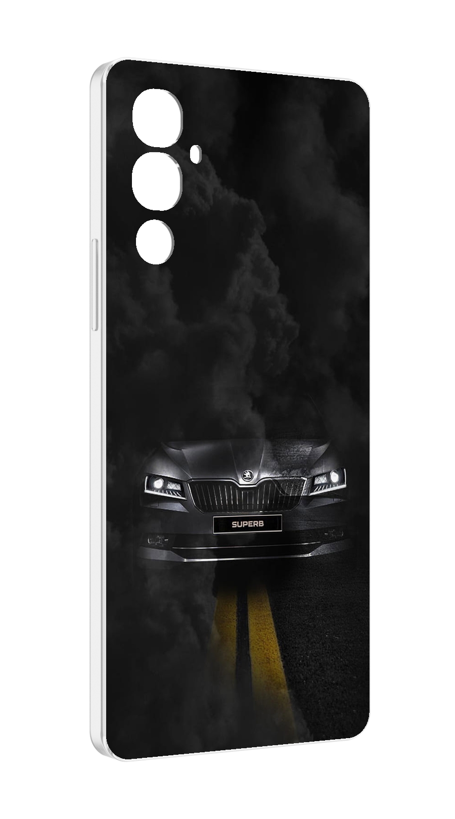 

Чехол Mypads Skoda 1 Для Tecno Pova 4, Прозрачный, Tocco