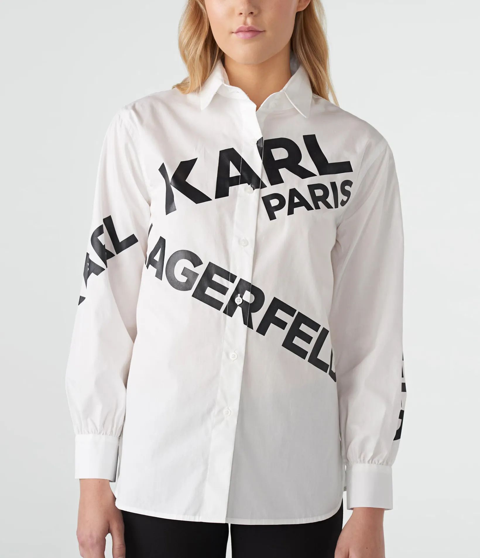 

Рубашка женская Karl Lagerfeld L2TA0601 белая L, Белый, L2TA0601