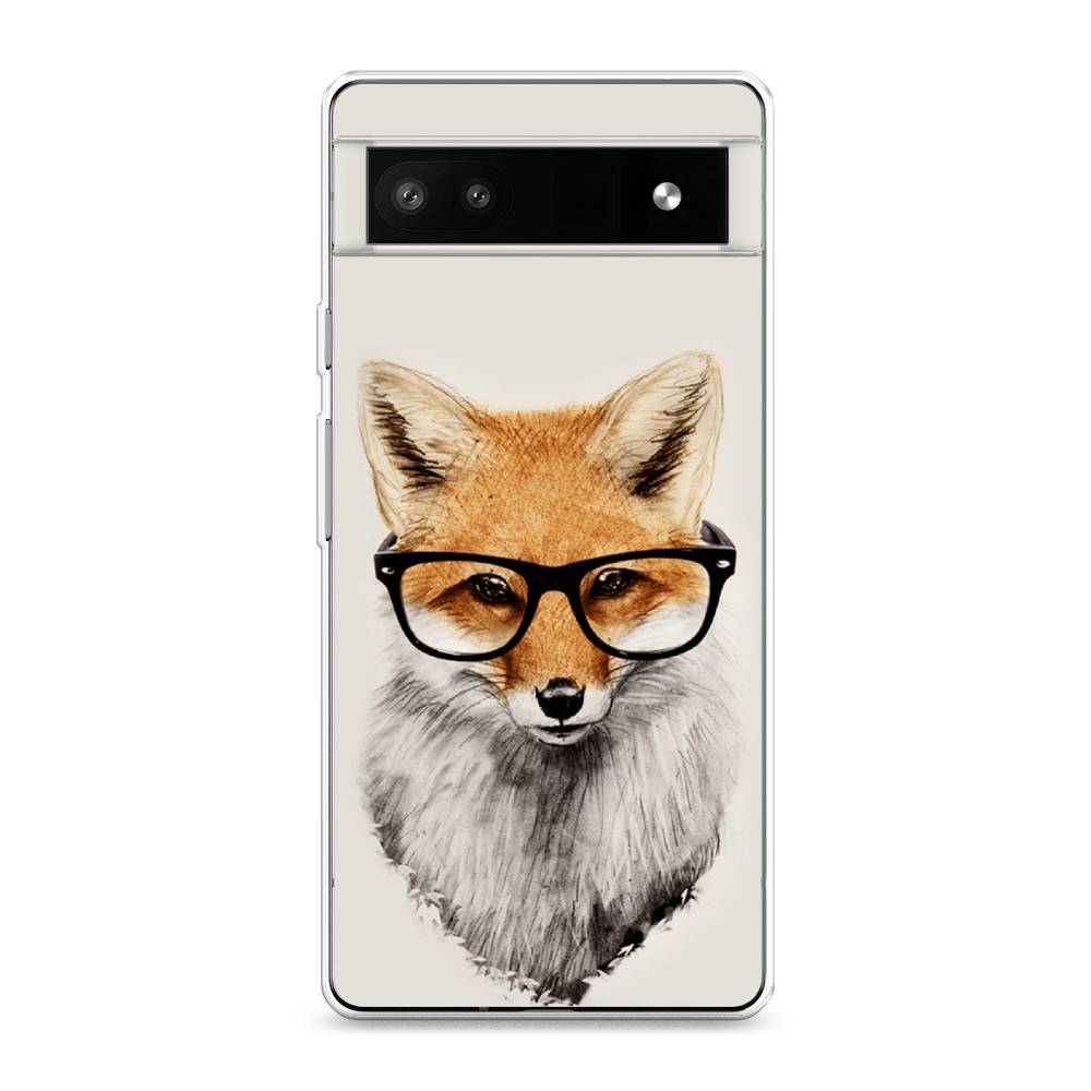 

Чехол Awog на Google Pixel 6A "Лиса в очках", Разноцветный, 271150-10