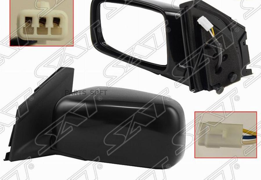 

Зеркало Mitsubishi Lancer 03-10 Lh 3 Контакта 1Шт