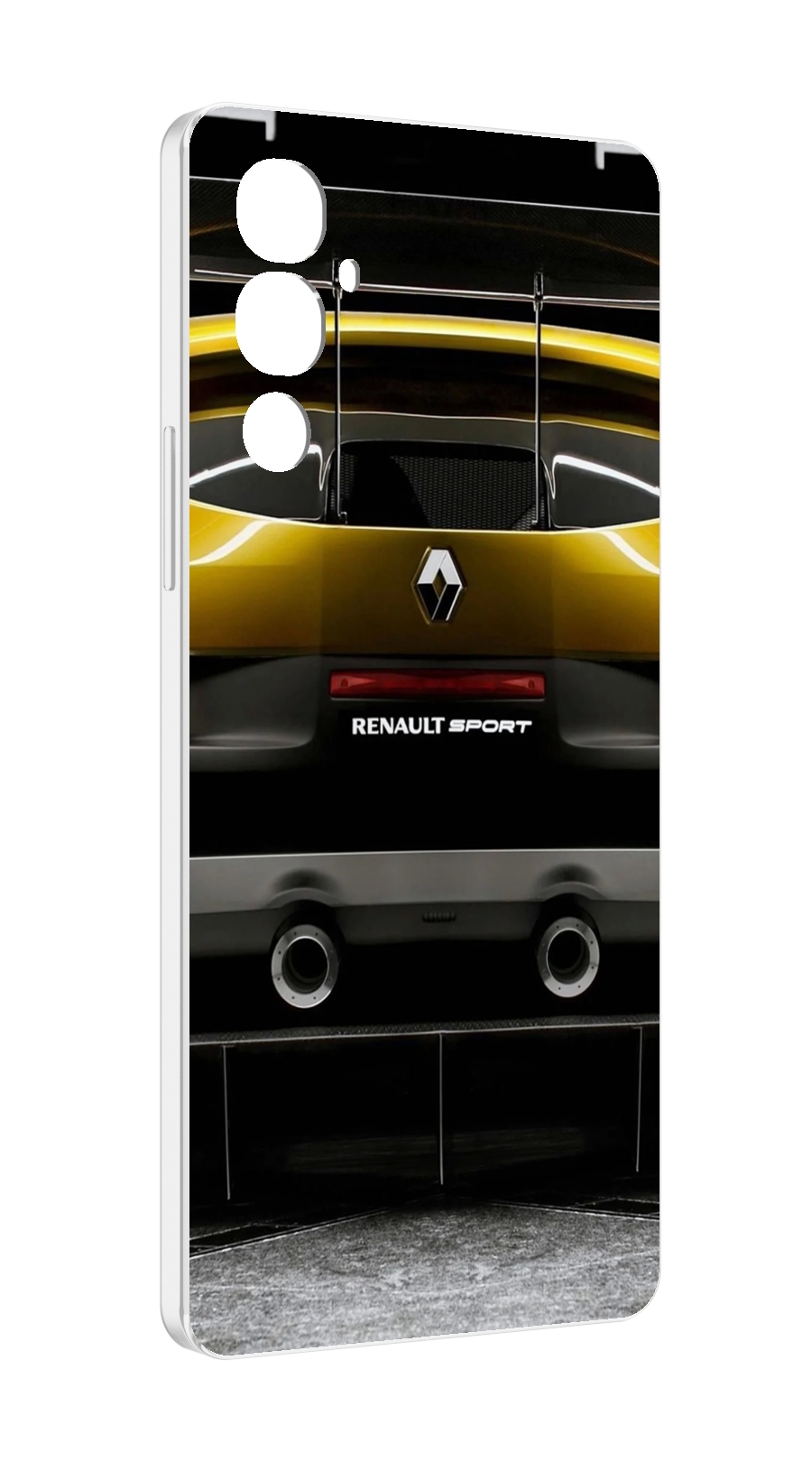

Чехол MyPads renault-3 мужской для Tecno Pova 4, Прозрачный, Tocco