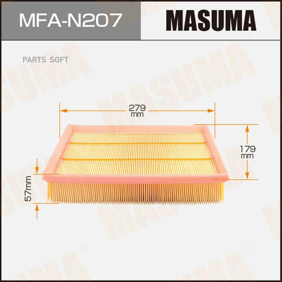 

Фильтр воздушный MASUMA mfan207