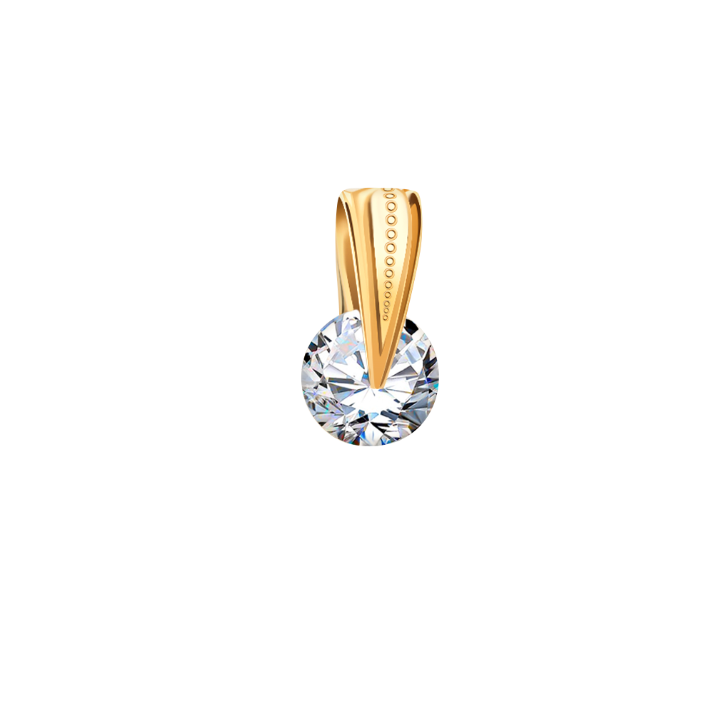 

Кулон из золота Golden Eagle 5067, фианит, 5067