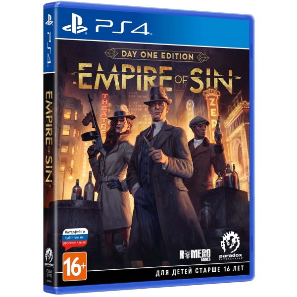 фото Игра empire of sin издание первого дня для playstation 4 paradox interactive