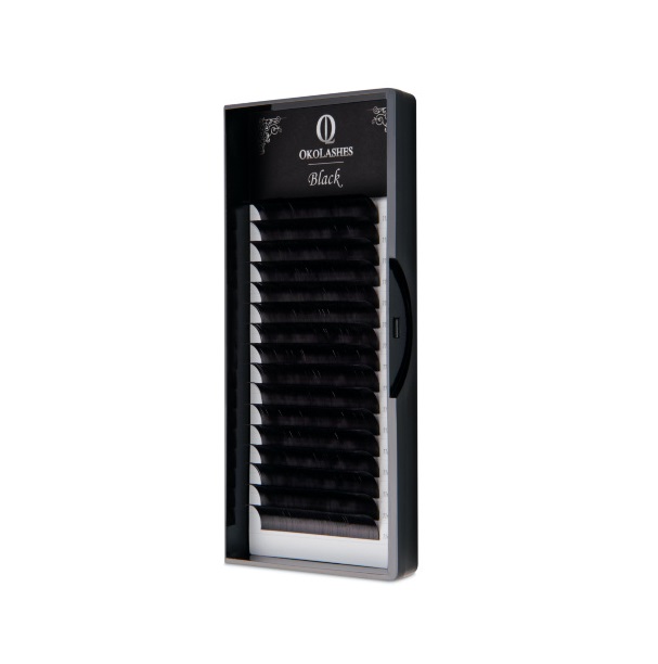 

Ресницы Oko Lashes BLACK C 0.07 11 мм, Черный