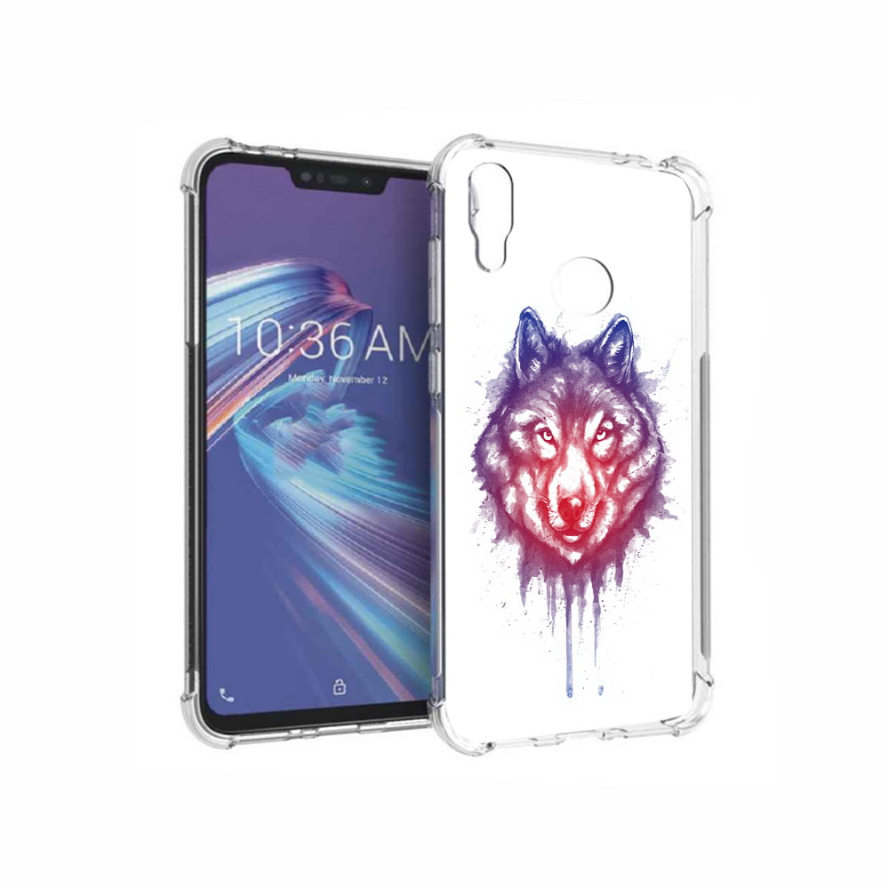Чехол MyPads Tocco для Asus ZenFone Max M2 (ZB633KL) пушистый волк