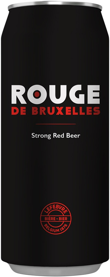 

Пивной напиток темный Rouge de Bruxelles 0,5 л ж/б, Темное