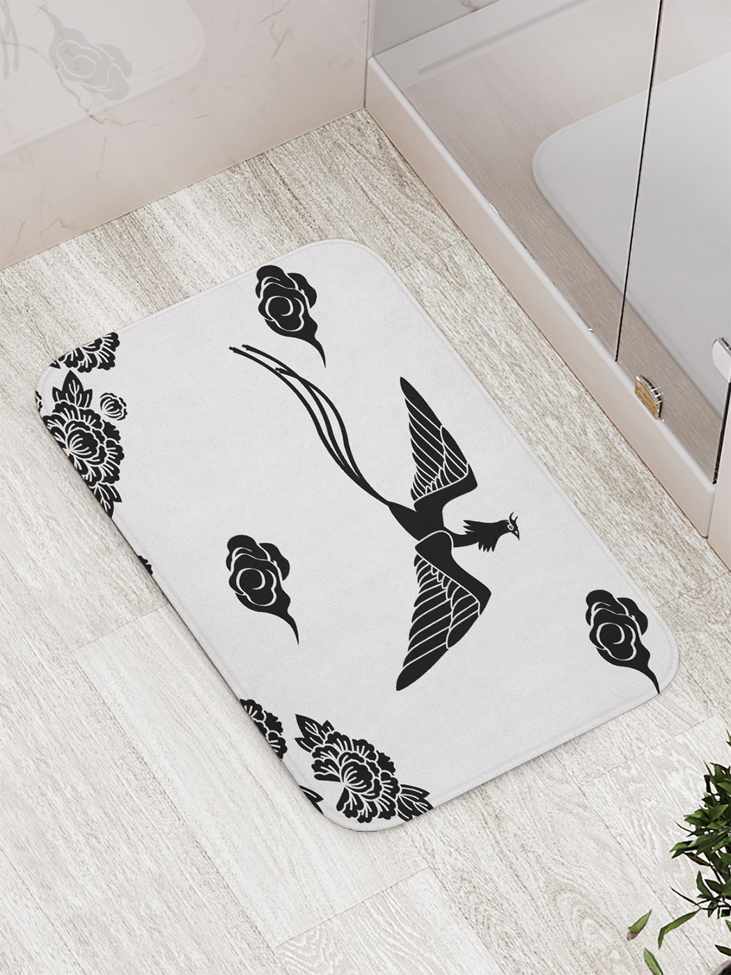 

Коврик противоскользящий для ванной, сауны, бассейна, 77х52 см bath_74506 JoyArty