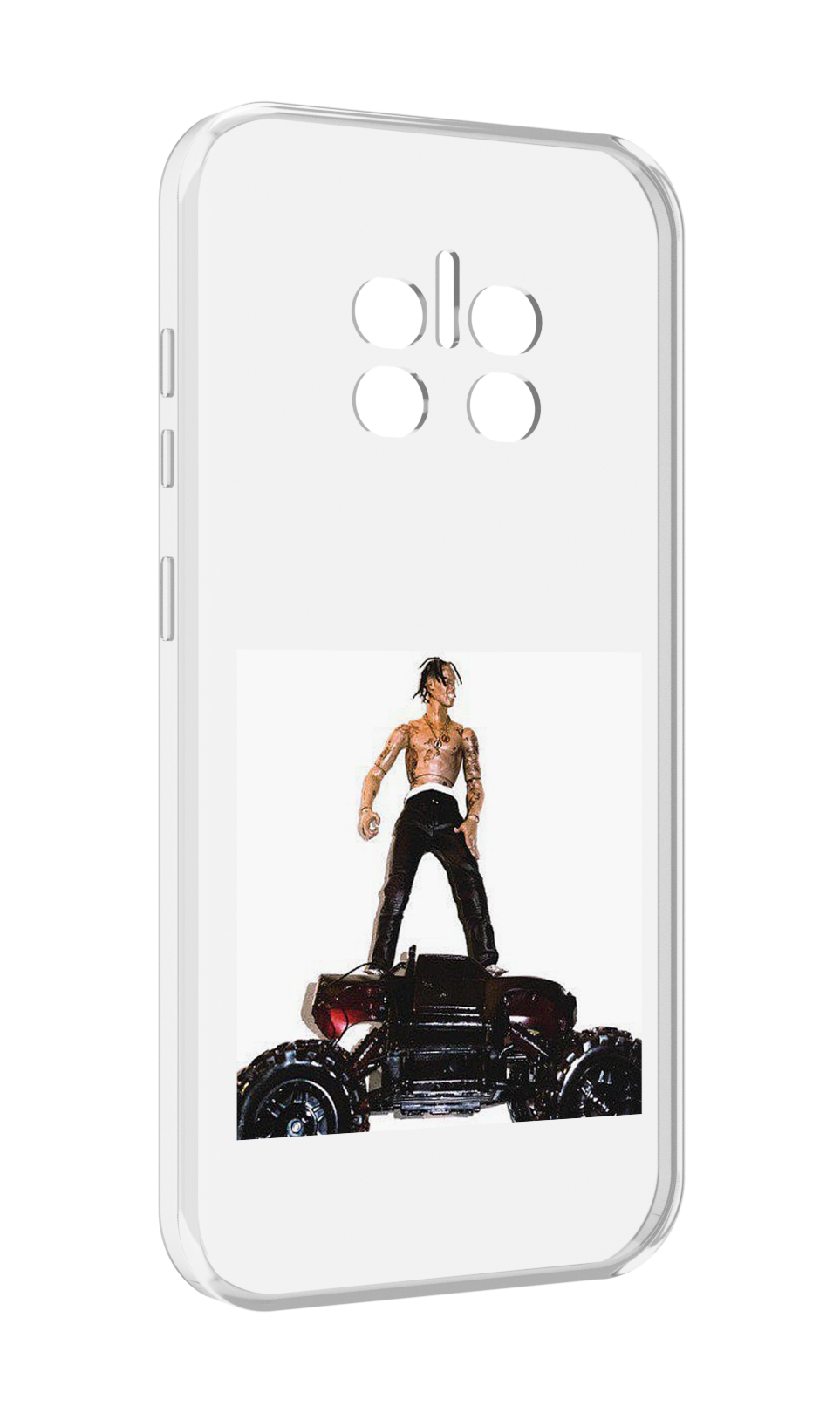 

Чехол Mypads Travis Scott - Rodeo для Doogee V11, Прозрачный, Tocco
