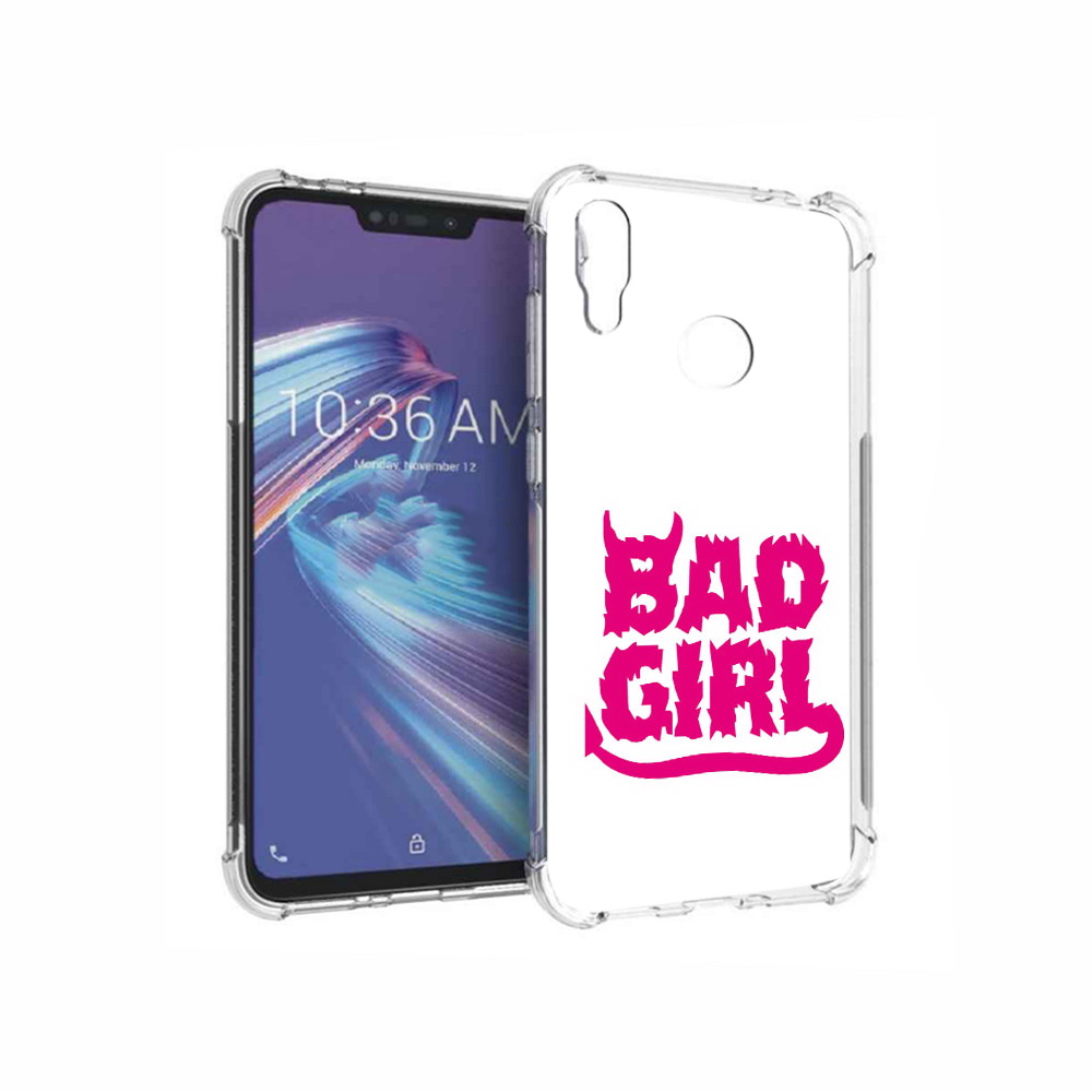 

Чехол MyPads Tocco для Asus ZenFone Max M2 (ZB633KL) плохая девочка, Прозрачный, Tocco