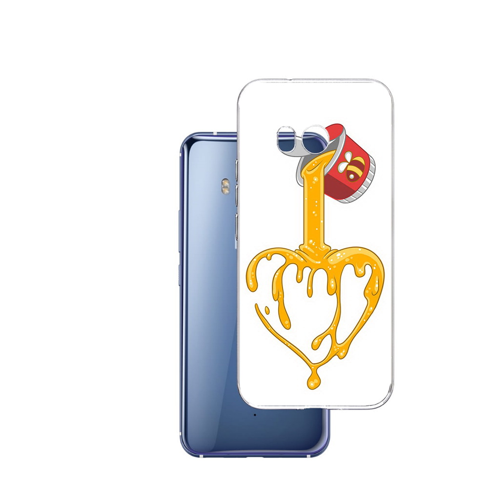 

Чехол MyPads Tocco для HTC U11 медовое сердце, Прозрачный, Tocco