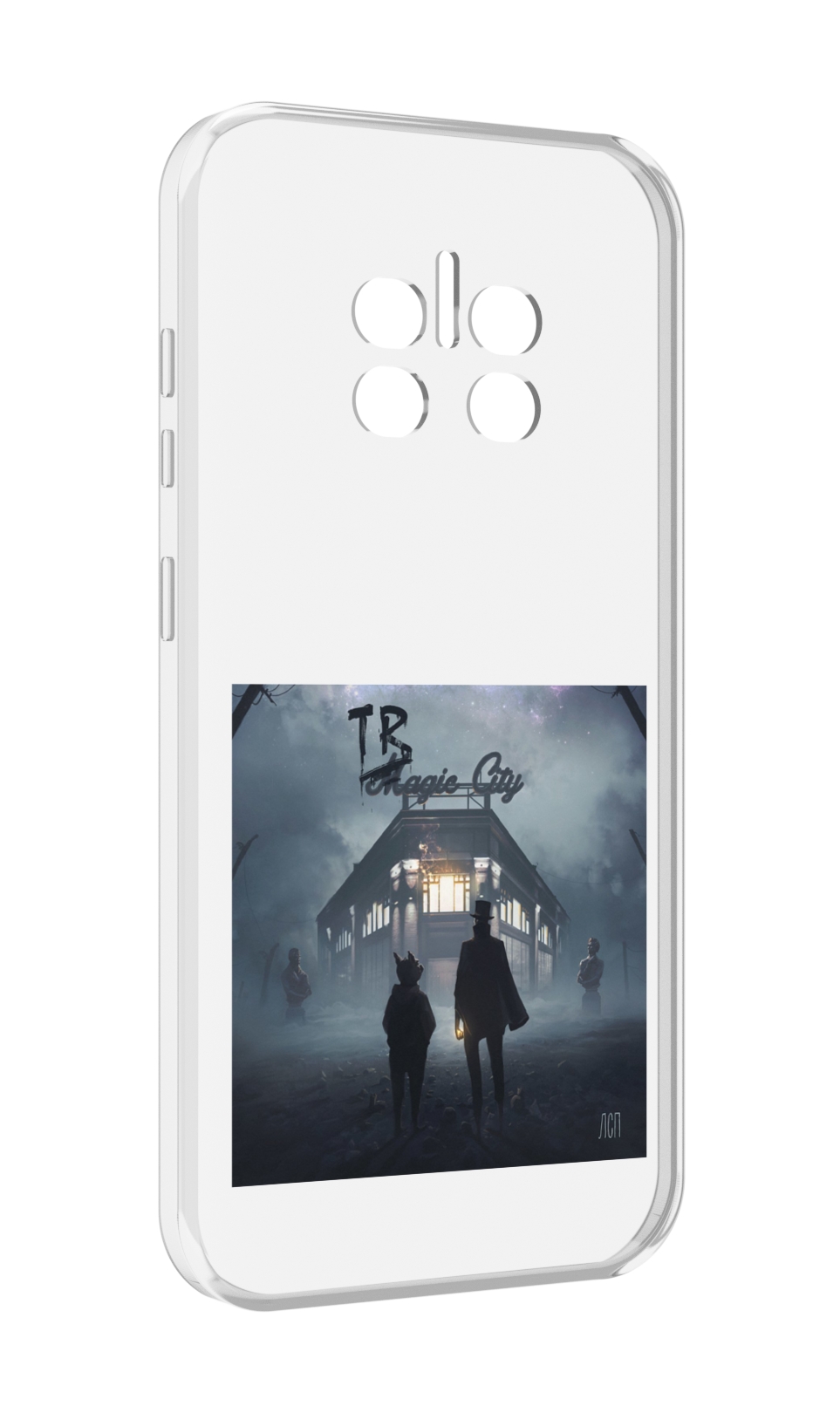 

Чехол Mypads Tragic City Лсп для Doogee V11, Прозрачный, Tocco