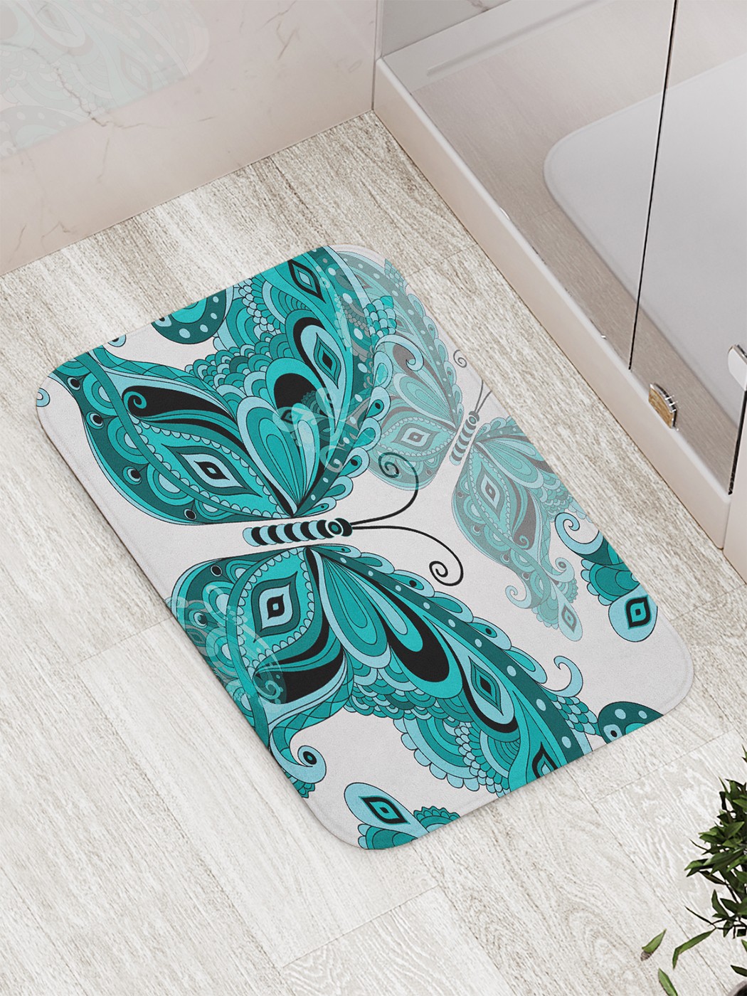 

Коврик противоскользящий для ванной, сауны, бассейна, 77х52 см bath_74420 JoyArty