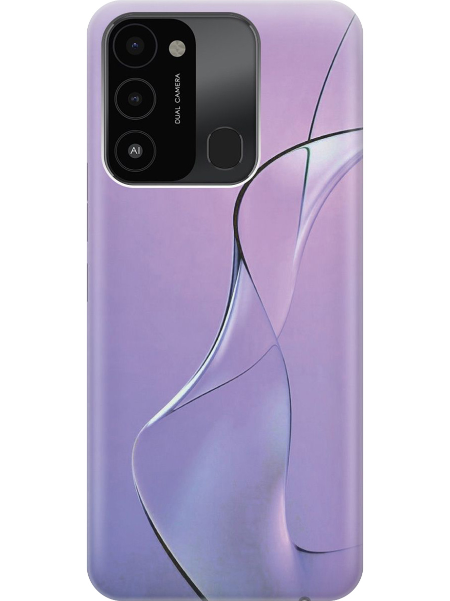 

Силиконовый чехол на Tecno Spark 8C/Go 2022 с принтом "Сиреневый изгиб", Прозрачный;розовый;фиолетовый, 778678031