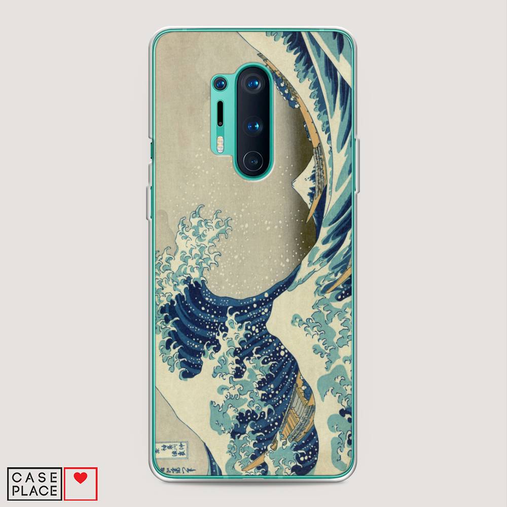 Чехол Awog на OnePlus 8 Pro / ВанПлас 8 Pro Большая волна в Канагаве